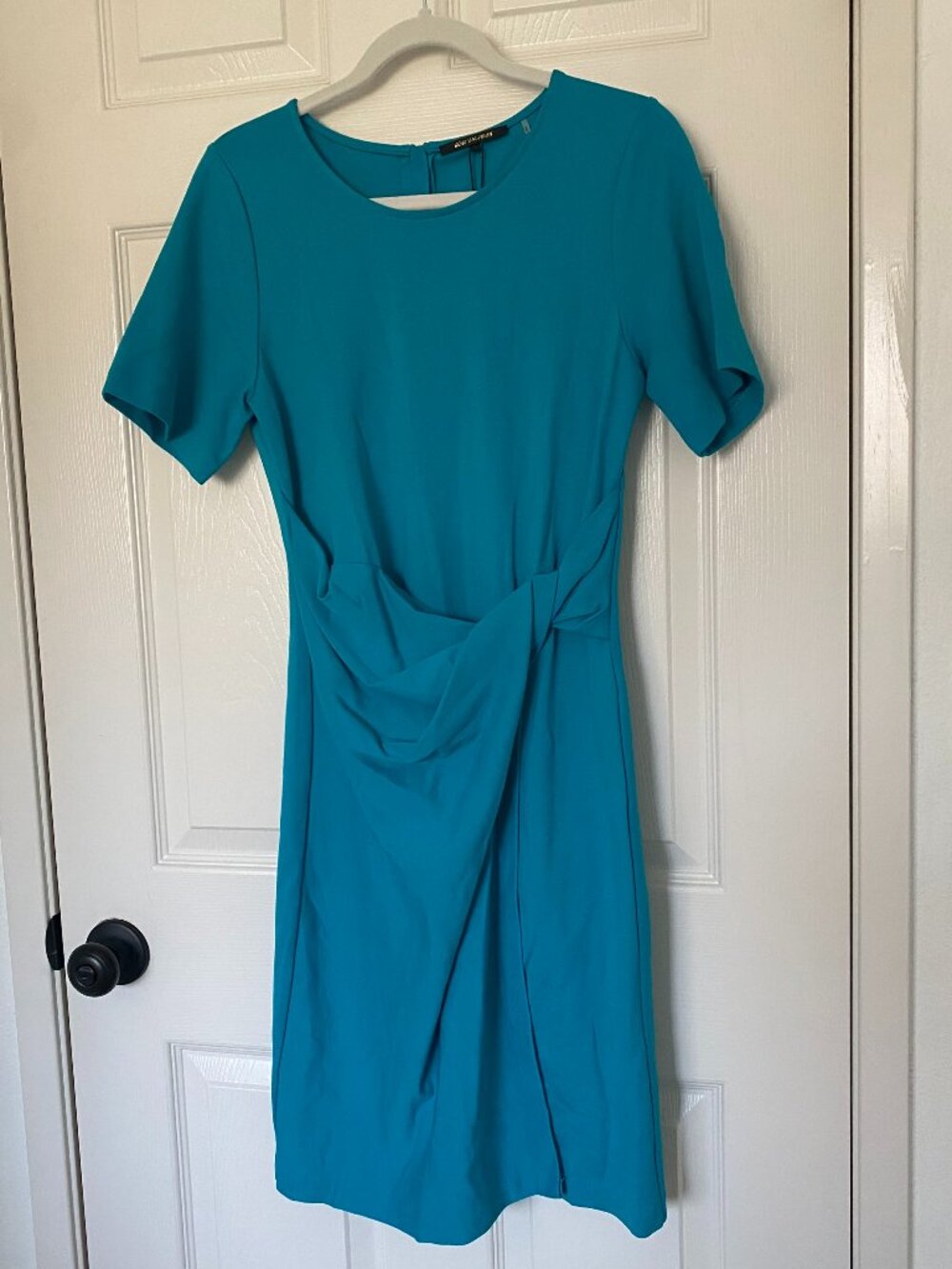 Kobi Halperin NWT | Maddy Twist Front Mini Dress in Turquoise - Picture 3 of 11
